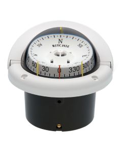 Ritchie HF-743W Helmsman Compass - Flush Mount - White