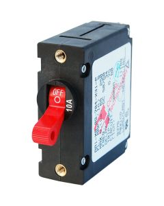 Blue Sea 7205 AC / DC Single Pole Magnetic World Circuit Breaker  -  10 Amp