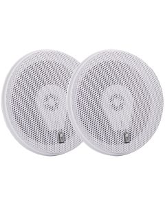 Poly-Planar 6" Titanium Series 3-Way Marine Speakers - (Pair)White