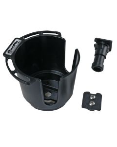 Scotty 311 Drink Holder w/Bulkhead/Gunnel Mount & Rod Holder Post Mount - Black