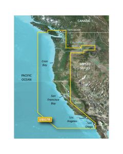 Garmin Bluechart g3 Vision HD - VUS037R - Vancouver - San Diego - microSD/SD