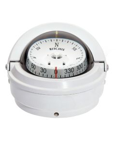Ritchie S-87W Voyager Compass - Surface Mount - White