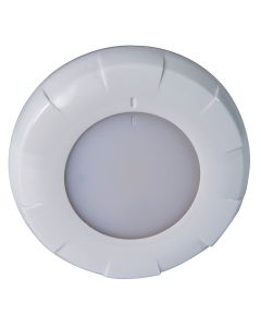 Lumitec Aurora LED Dome Light - White Finish - White/Blue Dimming