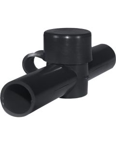 Blue Sea 4002 Cable Cap Dual Entry - Black