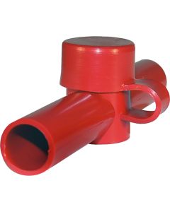 Blue Sea 4003 Cable Cap Dual Entry - Red