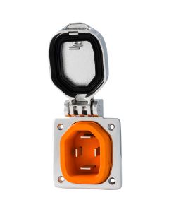 SmartPlug 50 Amp Boat & RV Inlet - Stainless Steel