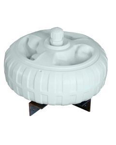 Dock Edge Inflatable Dock Wheel - 18" - White