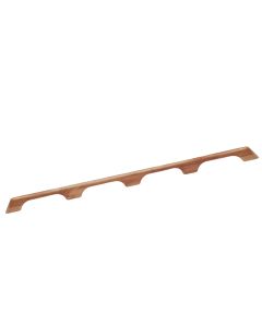 Whitecap Teak Handrail - 4 Loops - 43"L
