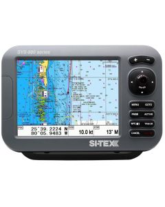SI-TEX SVS-880C 8" Chartplotter w/Internal GPS Antenna & Navionics+ Card