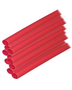 Ancor Adhesive Lined Heat Shrink Tubing (ALT) - 1/4" x 6" - 10-Pack - Red