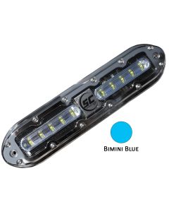 Shadow-Caster SCM-10 LED Underwater Light w/20' Cable - 316 SS Housing - Bimini Blue
