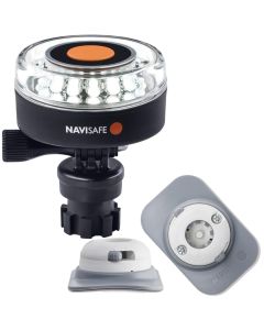 Navisafe Navilight 360 degree 2NM White w/Navimount Base & RIB Mount - White