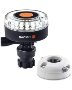 Navisafe Navilight 360 degree 2NM White w/Navimount Base & Horizontal Mount - White