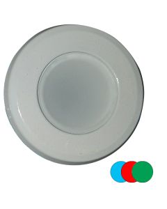 Shadow-Caster Color-Changing White, Blue & Red Dimmable - White Powder Coat Down Light