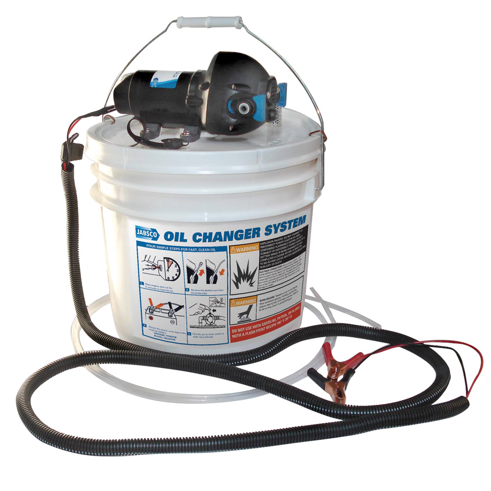 Jabsco DIY Oil Change System w/Pump & 3.5 Gallon Bucket eBay
