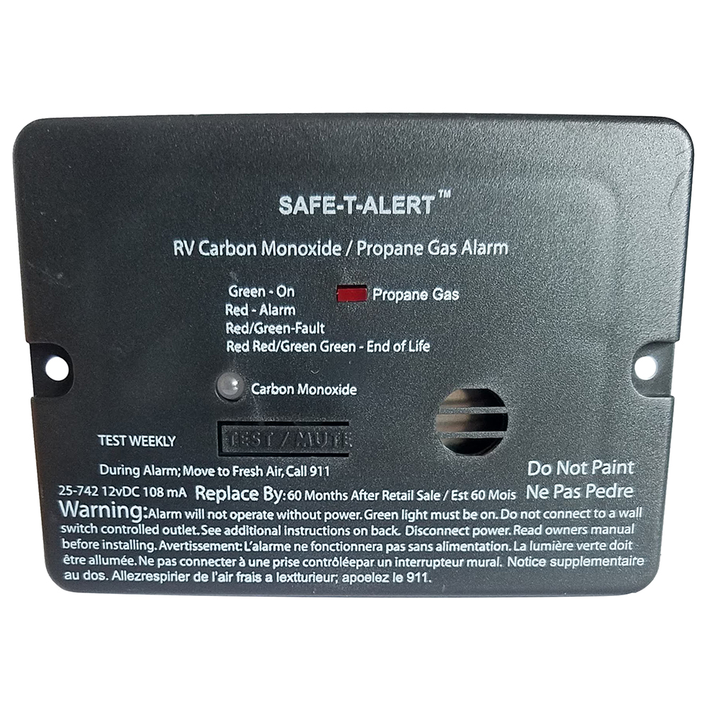 Safe-T-Alert Combo Carbon Monoxide Propane Alarm - Surface ...